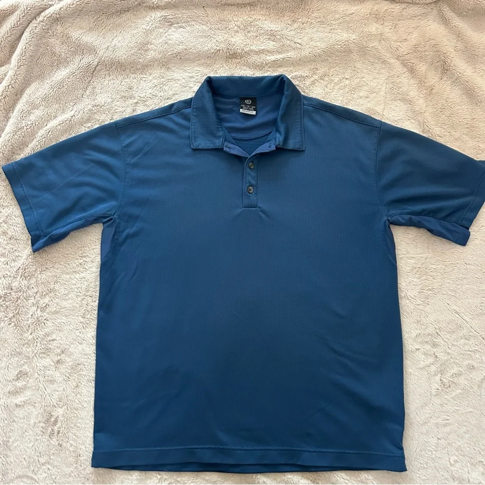 Nike Sphere‎ Dry Blue Polo Shirt Size XL